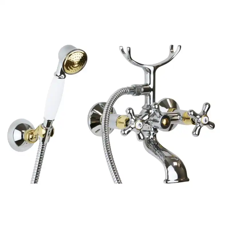 mélangeur externe de bain / douche couleur chrome doré Paffoni Iris IRV023CO