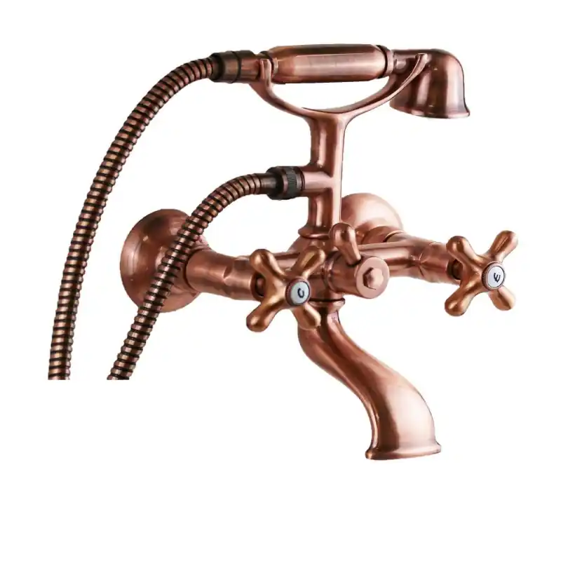 Bain/douche extérieur couleur cuivre Paffoni Iris IRV023RM