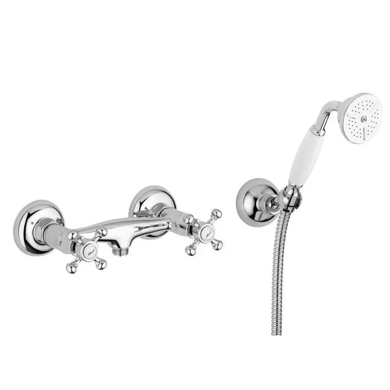 Groupe de baignoire externe couleur chrome-or Paffoni Belinda FBLV168DCO