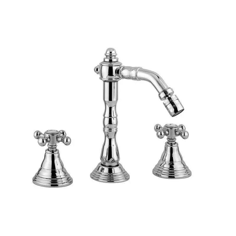 Mitigeur bidet avec bec orientable chrome-or Paffoni Belinda FBLV118CO