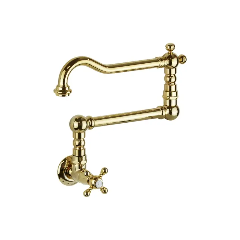 Robinet de remplissage de pot articulé de couleur or P&B Classical 62560DO
