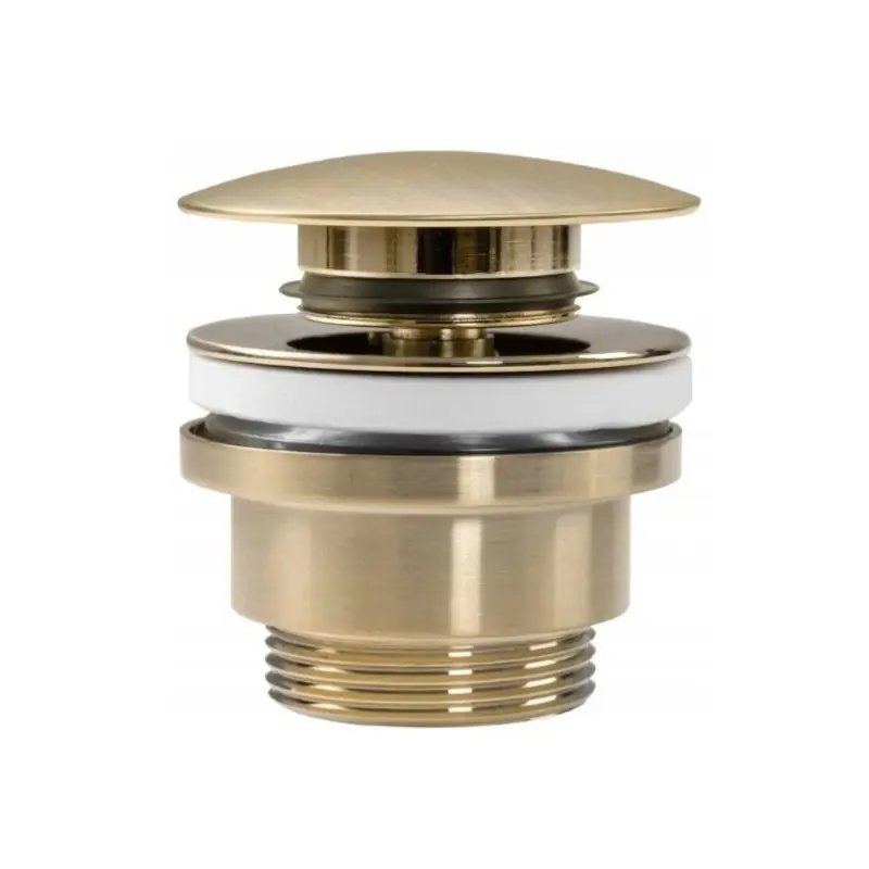 Vidage rond clic-clac or brossé Pollini acqua design ART 230ORS