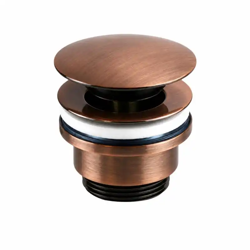 Vidage rond clic-clac cuivre brossé Pollini acqua design ART 230RA