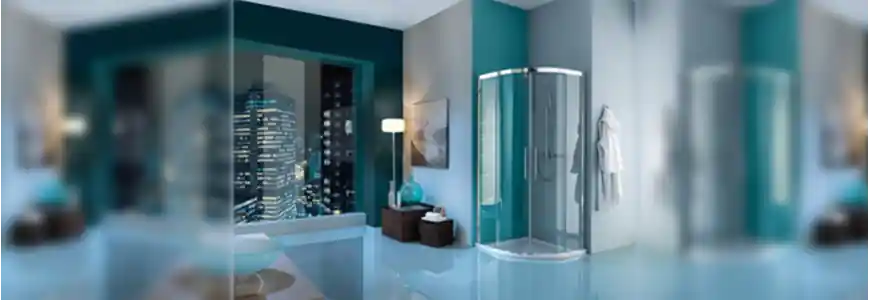 cabine de douche ronde