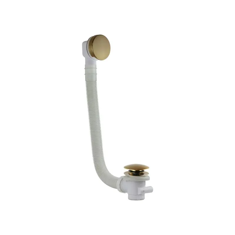 Colonne de vidage universelle en couleur or brossé pour baignoires Vicario 1011/120.17