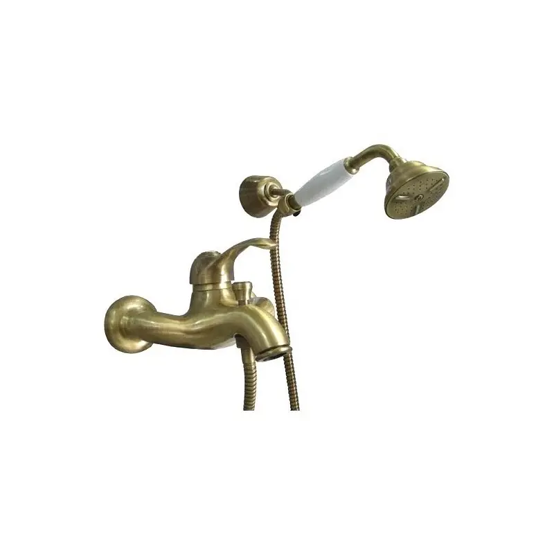 Mitigeur bain/douche avec inverseur couleur bronze Paffoni Flavia FA024BR