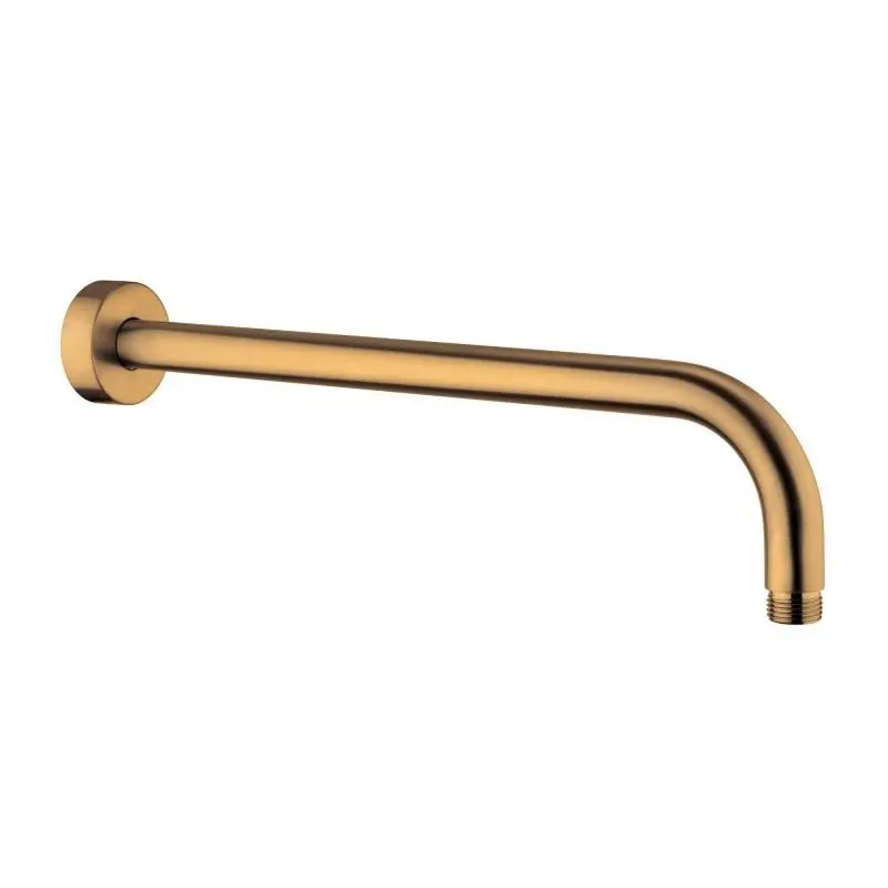 Bras de douche rond 350 mm couleur laiton brossé Mamoli Gio Ponti 00000830L35G