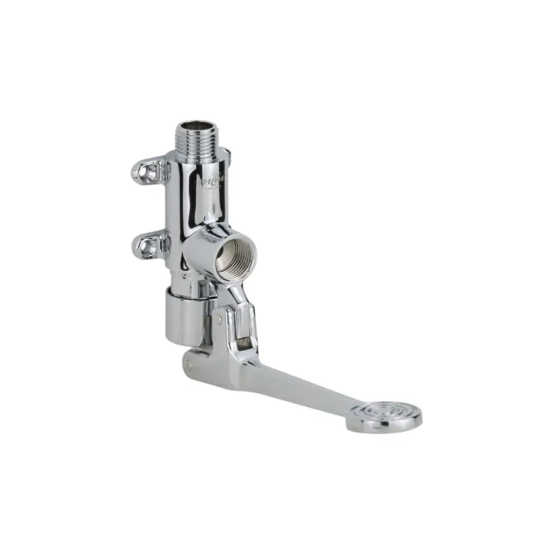 Robinet à pédale temporisé à eau unique pour installation au sol ou au mur MCM 905700