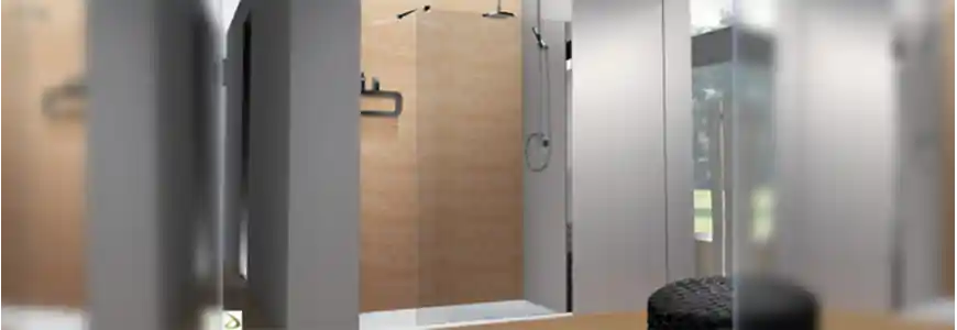 cabine de douche walk in