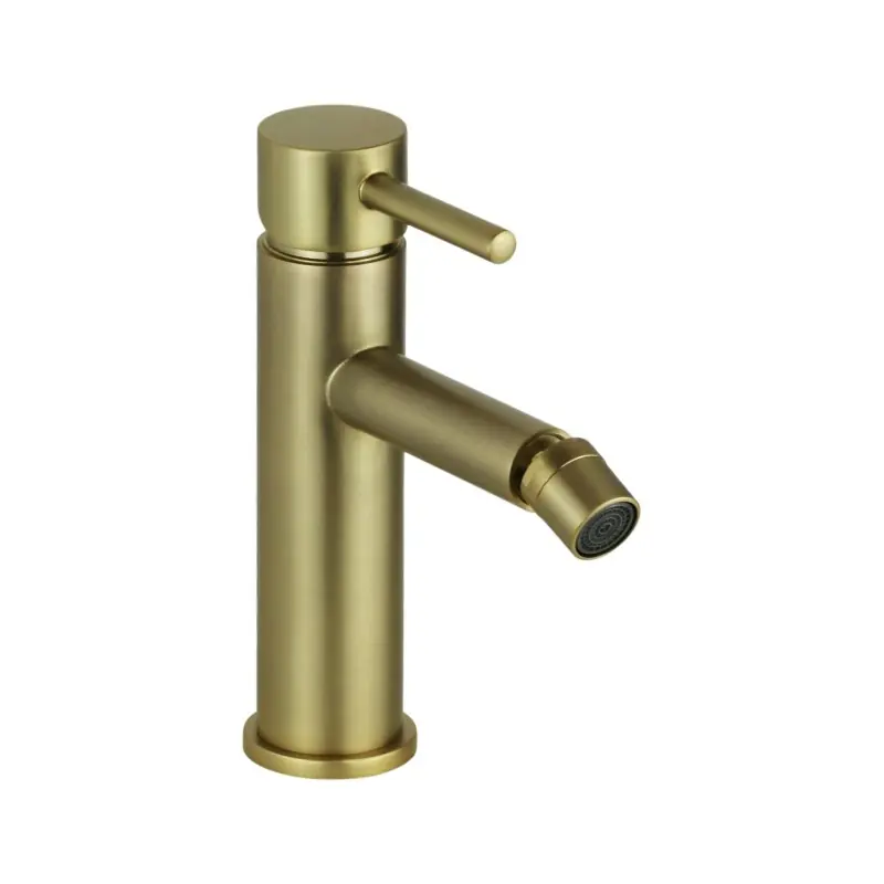 Mitigeur bidet or brossé ligne moderne Pollini Jessy MXBIMCMMCOS