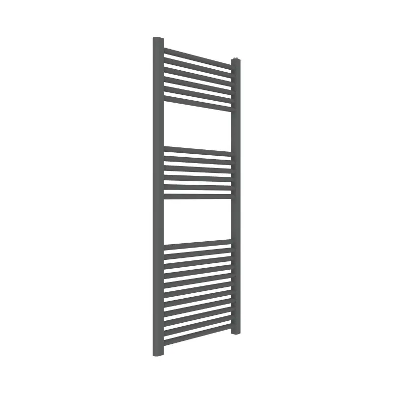 Sèche-serviettes hydraulique 120 x 50 cm coloris gris fer Ercos Opera ASOPEF035505001200