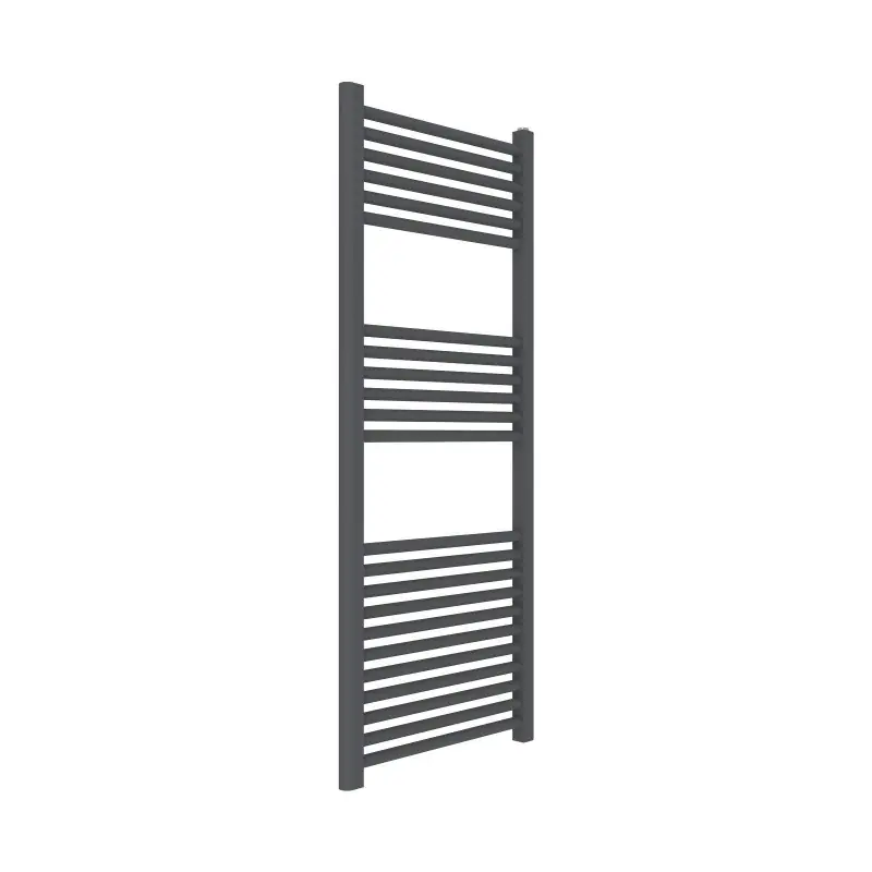 Sèche-serviettes hydraulique coloris gris foncé 120 x 50 cm Ercos Opera ASOPEF021505001200