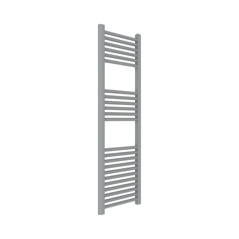 Radiateur sèche-serviettes hydraulique modèle 150 x 50 cm de couleur gris titane Ercos Opera ASOPEF034505001500