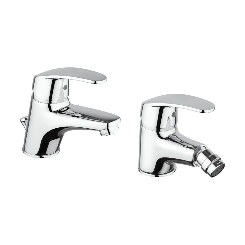 Ensemble mitigeur évier et bidet en laiton chromé Piralla Ofelia KITOFELIA2CR