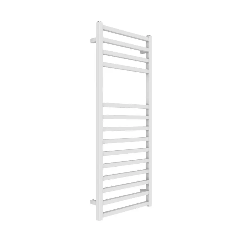 Radiateur sèche-serviettes hydraulique, modèle carré, coloris blanc 120 x 50 cm Ercos Square ASSQAF901005001200