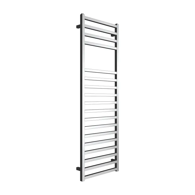 Sèche-serviettes hydraulique modèle carré coloris chrome 150 x 50 cm Ercos Square ASSQCF930005001500