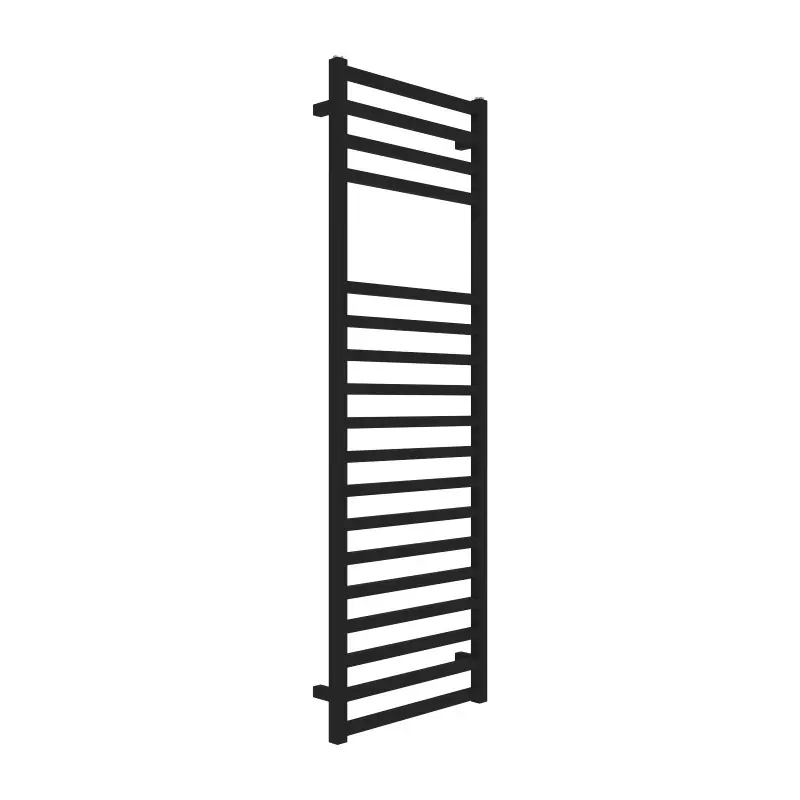 Sèche-serviettes hydraulique modèle carré noir mat 1500 x 500 mm Ercos Square ASSQAM490005001500