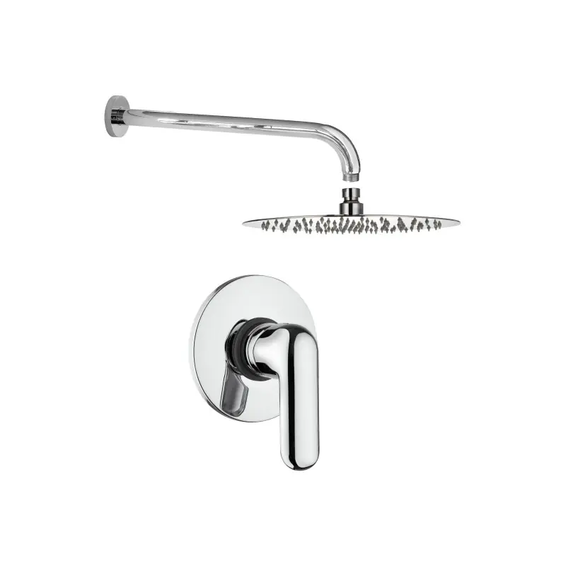 Mitigeur de douche avec pomme de douche et bras Piralla Last KITLAST1CR