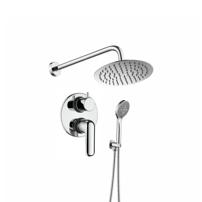 Kit de douche complet avec pomme de douche Ø20 cm Piralla Last KITLAST7CR