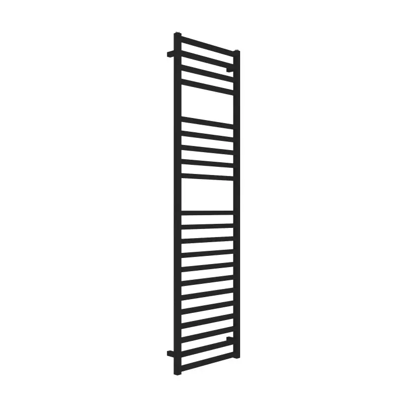 Sèche-serviettes hydraulique noir mat 1800 x 500 mm Ercos Square ASSQAM490005001800