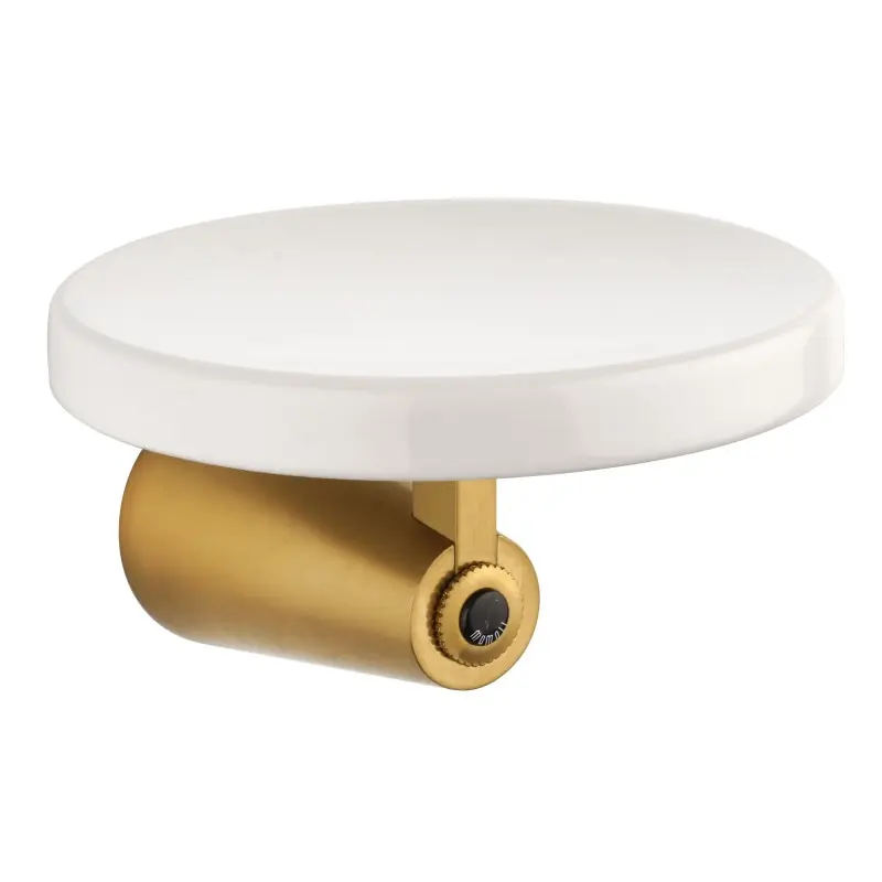 Porte-savon Patere couleur laiton brossé Mamoli Gio Ponti 00000600000G