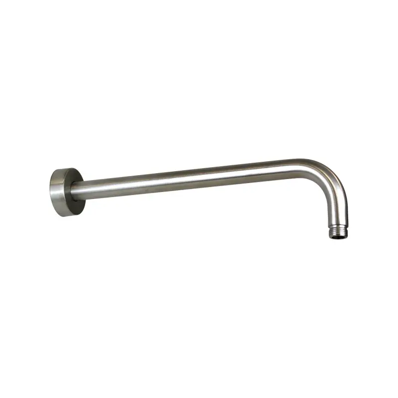 Bras de douche rond 350 mm couleur acier brossé Mamoli Gio Ponti 00000830L35F