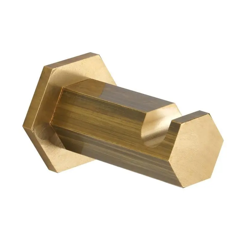 Cintre simple modèle hexagonal en laiton naturel Mamoli Hexagonal 000006030007