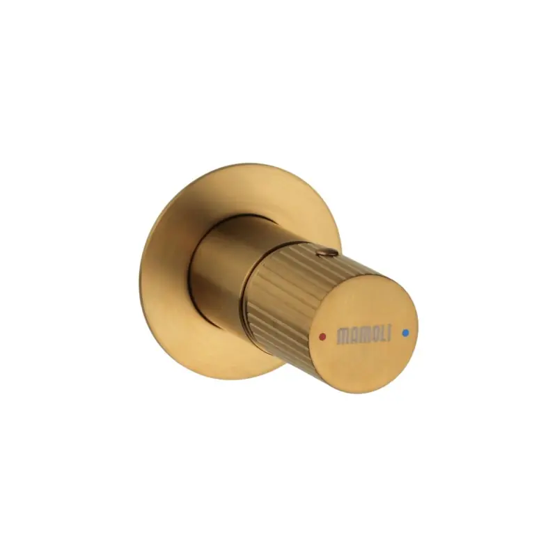Inverseur de douche encastrable 2 sorties couleur laiton brossé Mamoli Tuttodunpezzo 27320000002G