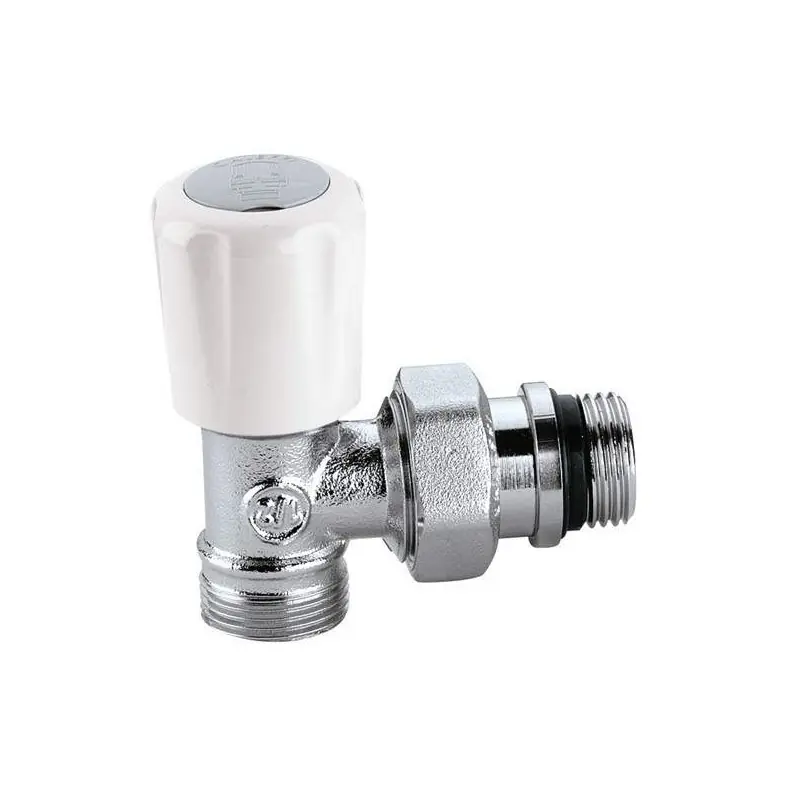 Vanne thermostatique de radiateur avec raccords coudés Caleffi 338