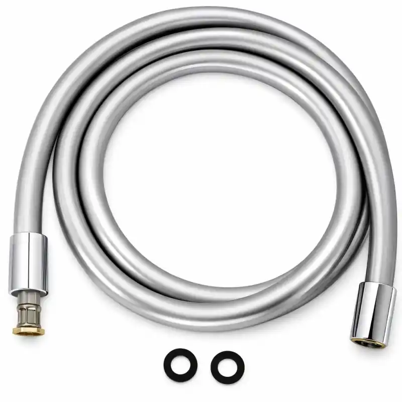 Flexible de douche PVC 150 cm couleur argent Pollini FLP155601SI