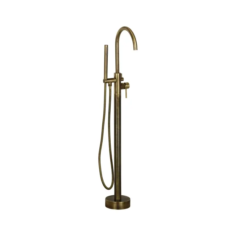 Colonne mitigeur de baignoire pour installation au sol de couleur bronze Pollini Jessy CL2166CC3OA