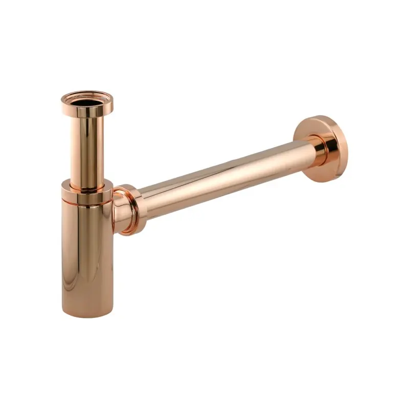 Siphon d‘ameublement universel en or rose Gattoni Rubinetteria 0160/00RS