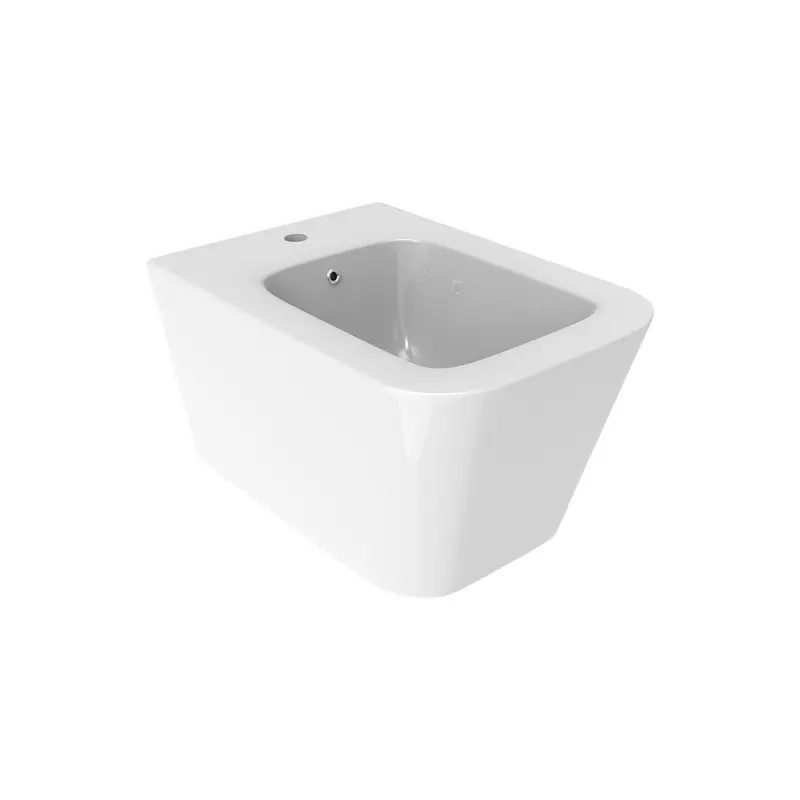 Bidet suspendu en céramique blanc brillant Ercos Wave BCWAVLBIDE0004