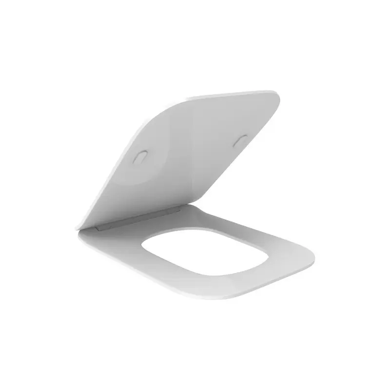 Abattant WC blanc brillant à fermeture douce Ercos Wave BSWAVL0003