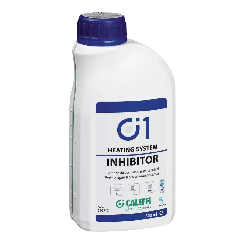 Inhibiteur liquide 0,5 Lt protège contre la corrosion et les incrustations Caleffi C1 INHIBITOR 570912