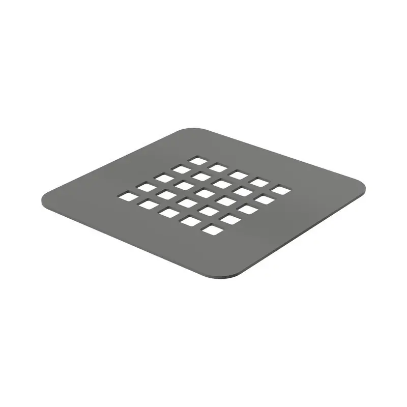 Grille de recouvrement de drain gris mat pour receveurs de douche série Stone Ercos Stone BPGRIGSTON