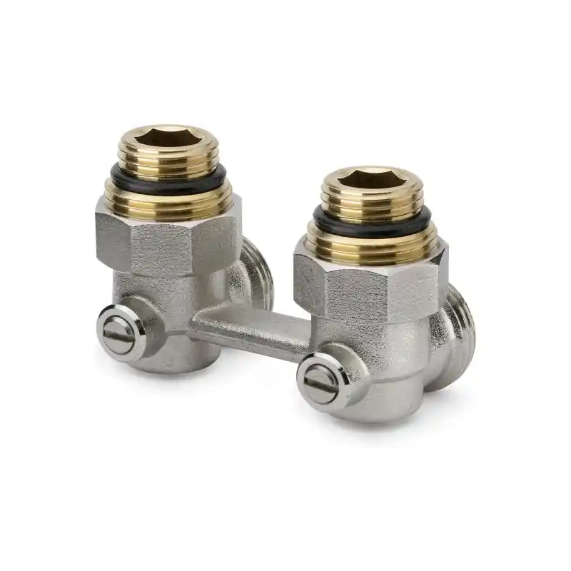 Vanne H bitube, modèle d‘angle, raccords 1/2"M APM 346CP 015