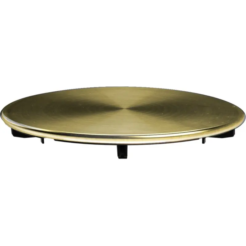 Assiette décorative pour évier de cuisine de couleur or brossé L.B. Plast BAO-KOL- SR-P3