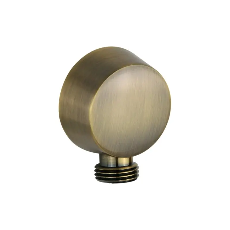 Prise d‘eau ronde de couleur bronze avec raccord gaz 1/2" TECOM DPATP12BR