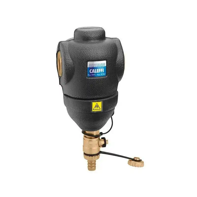 DIRTMAG® - Séparateur de saletés avec aimant avec corps en laiton Caleffi 54631