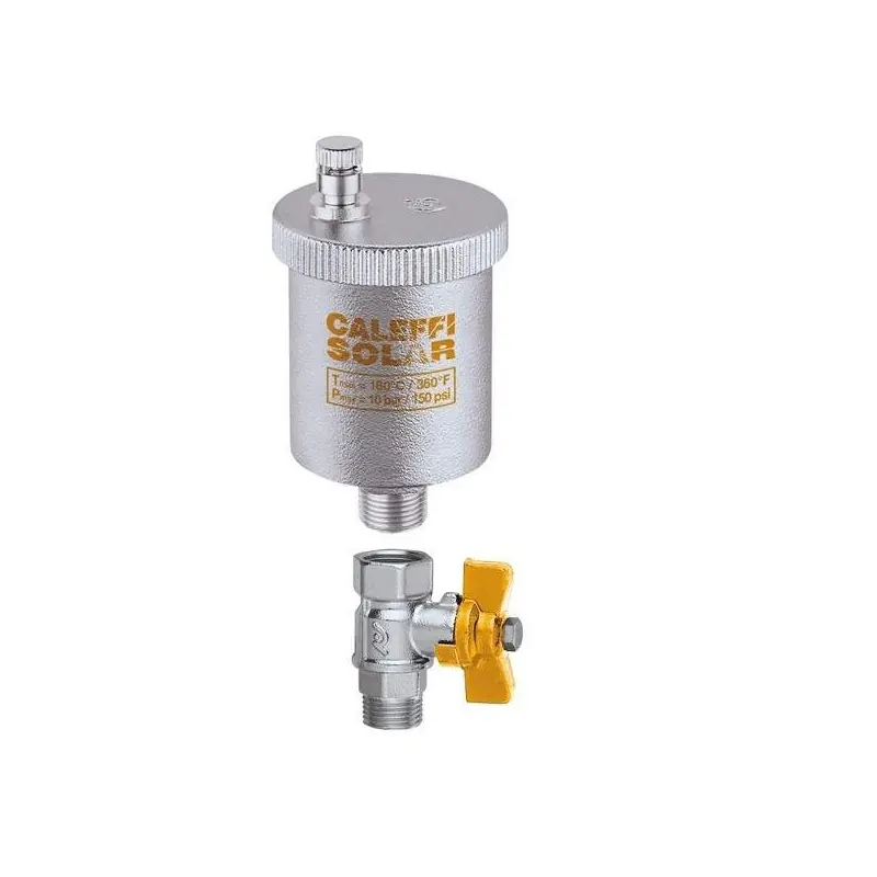 Purgeur d‘air automatique pour installations solaires Caleffi 250