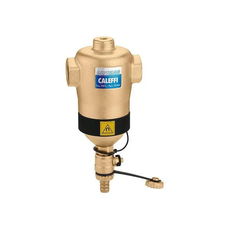 Séparateur de saletés avec aimant et raccords filetés femelles sans isolation Caleffi 54630