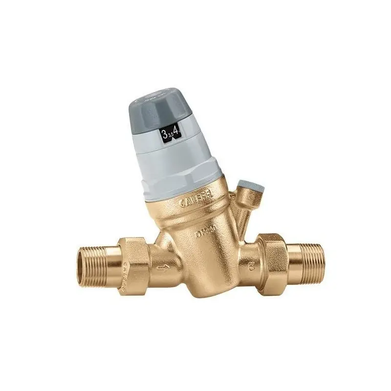 Réducteur de pression avec raccord manomètre 1/4"F Caleffi 5350