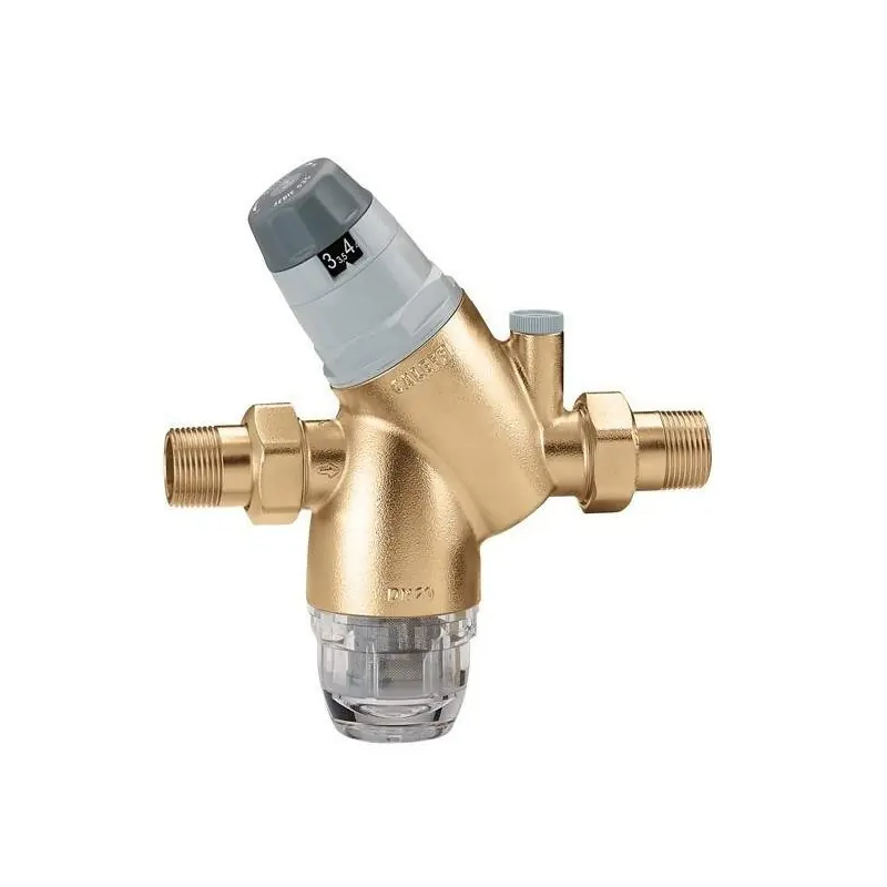 Réducteur de pression avec raccord manomètre Caleffi 535140-535150-535160