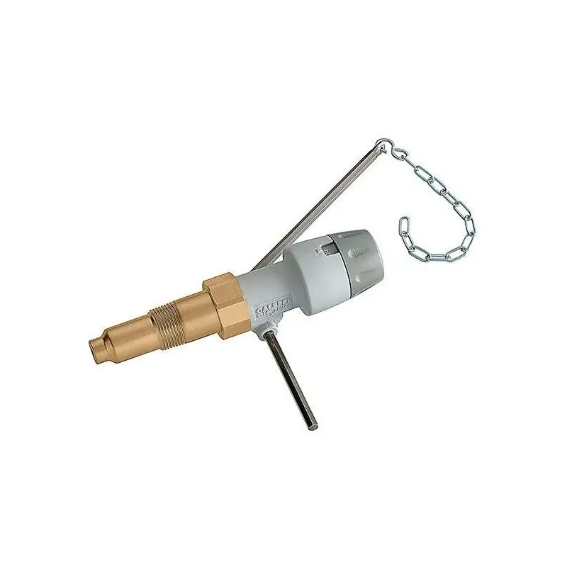 Régulateur de tirage avec raccord fileté mâle Caleffi 529150