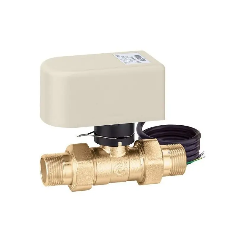 Vanne à boisseau sphérique 2 voies avec moteur à commande 3 contacts Caleffi 6442