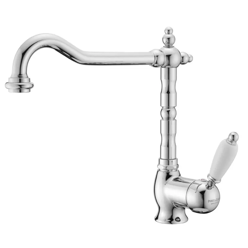 Mélangeur d‘évier de cuisine avec bec orientable Porta & Bini New Old 50470