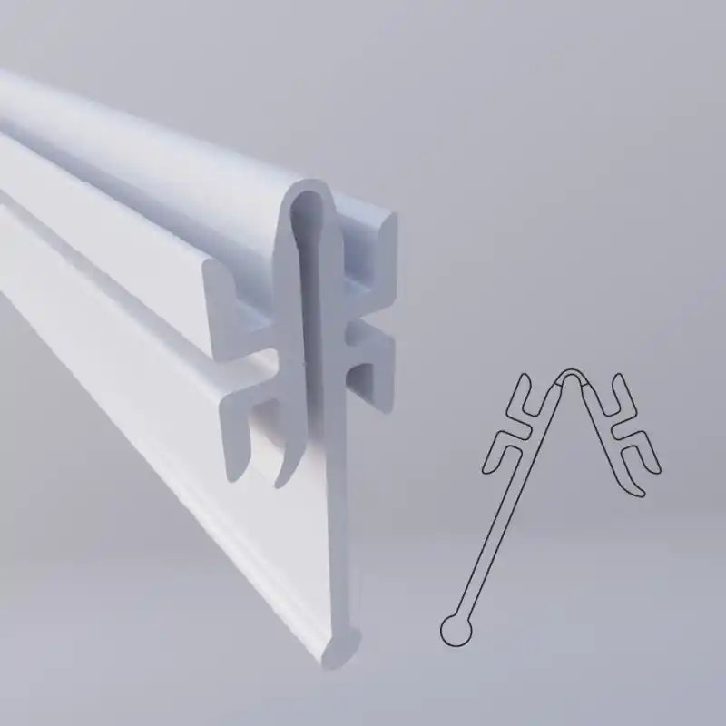Joint vertical pour cabine de douche Novellini R51FAS