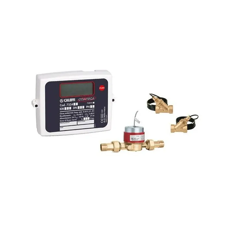 Compteur de chaleur direct pour systèmes de zone CONTECA® Caleffi 7504