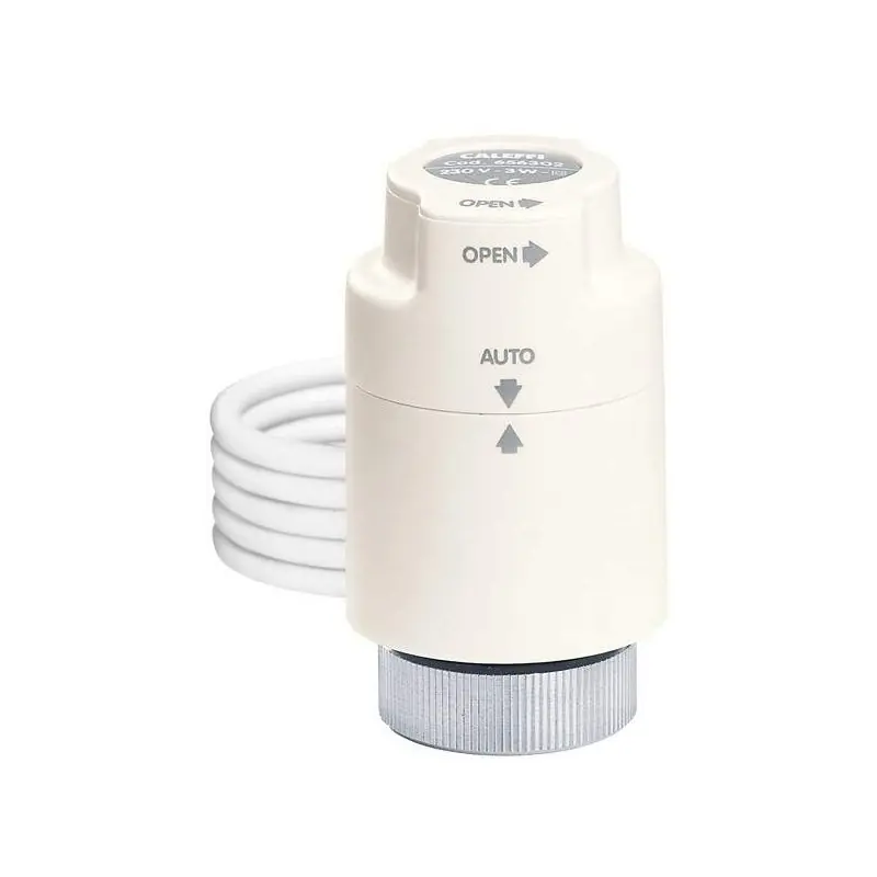 Commande électrothermique avec bouton et micro-interrupteur Caleffi 6563